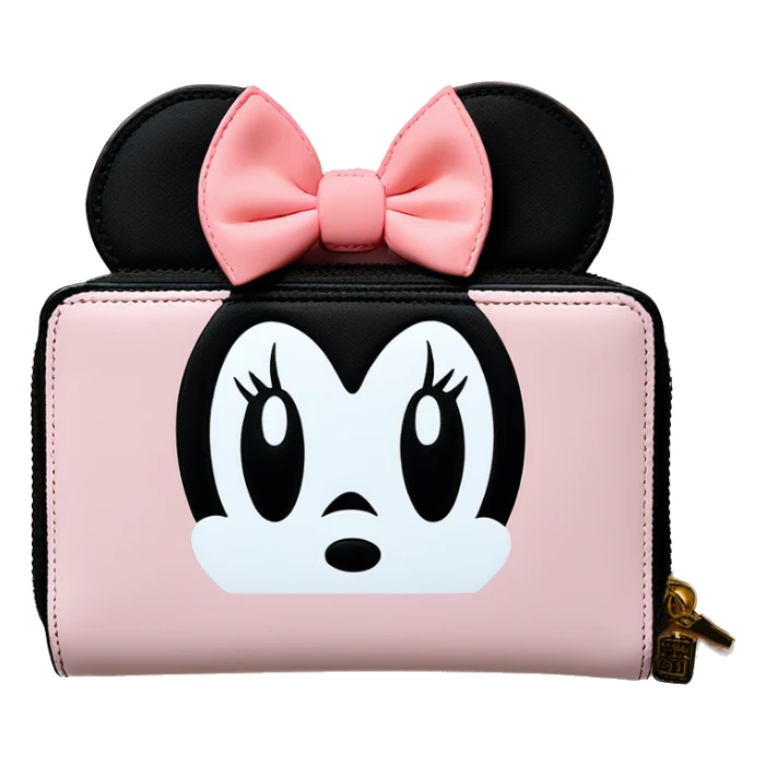 Loungefly light pink Minnie Mouse Wallet sticker