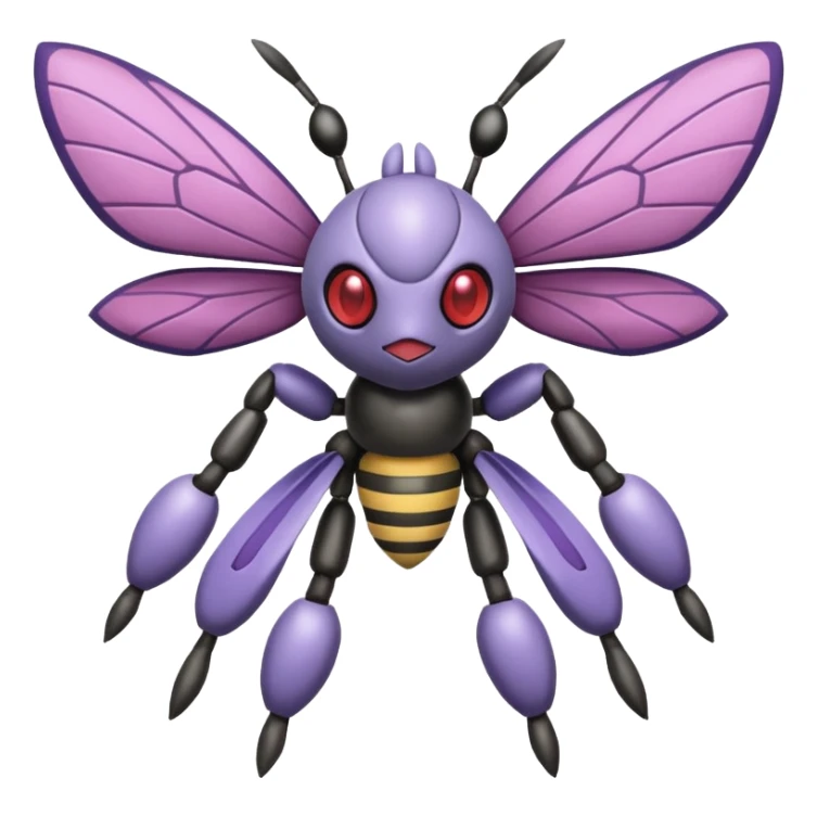 Vikavolt-Beedrill-Venonat-Genesect-Pokémon, full body sticker