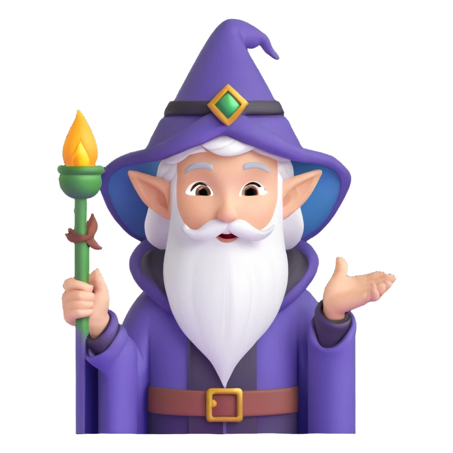 Frieren the elf mage with silver hair sticker