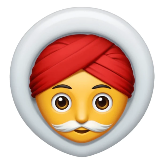 Arkaplanı mavi, içinde beyaz ay ve yıldız olan bayrak sticker