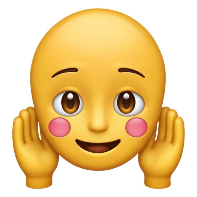 a happy little emoji but deep down its sad sticker