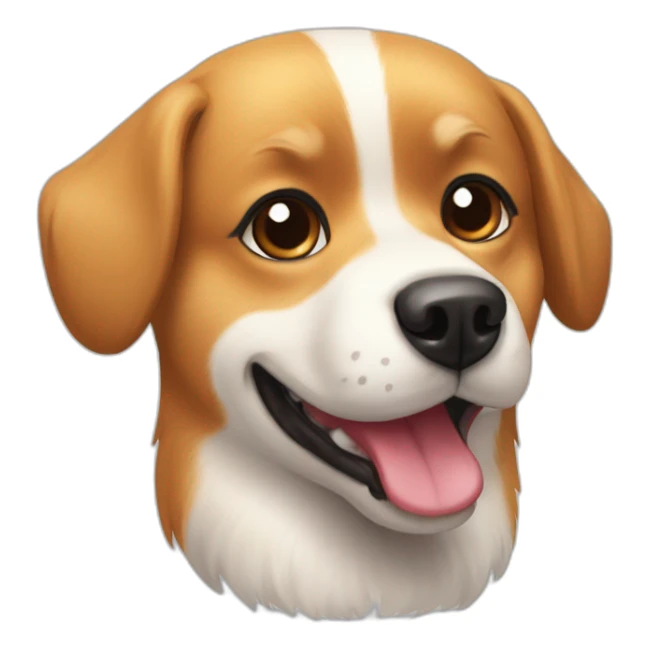 Dog half pomeranian quarter beagle quarter american eskimo sticker