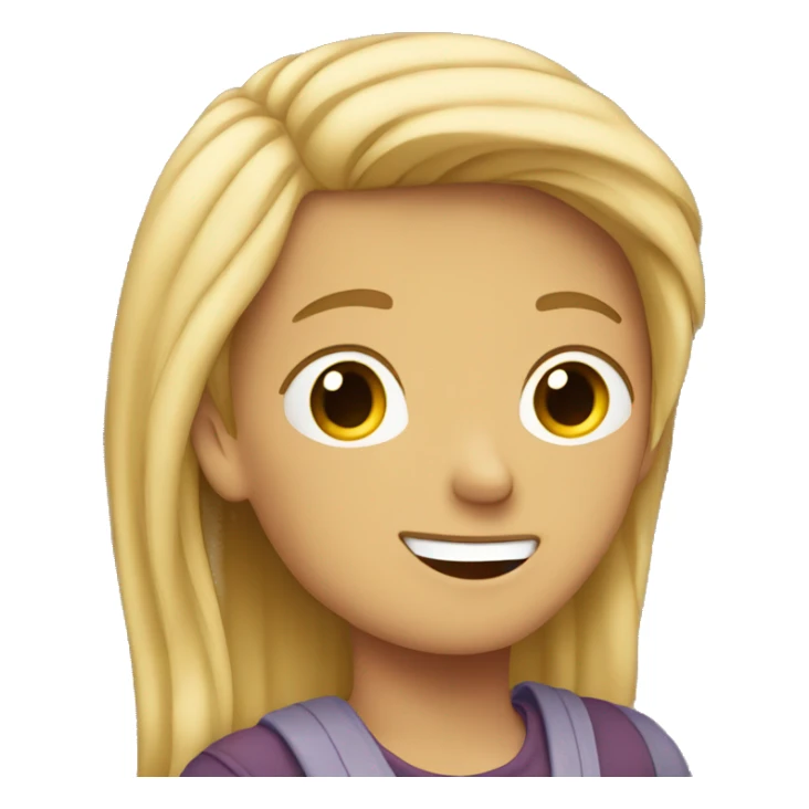 Blonde man hugging a brown hair girl sticker