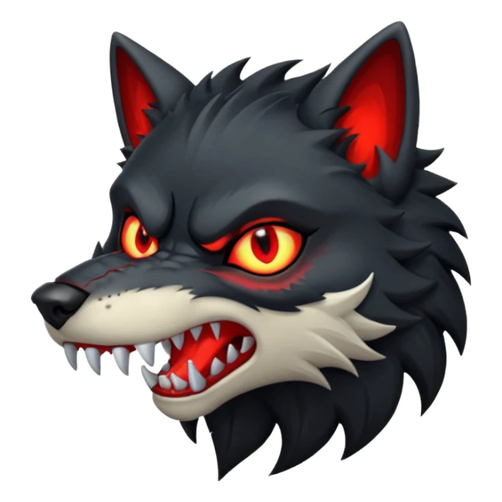 Loup des ténèbres sticker