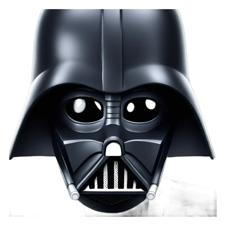 Darth Vader in front of his fighter sticker