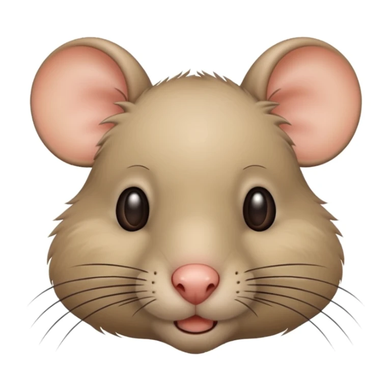 rat beige sticker