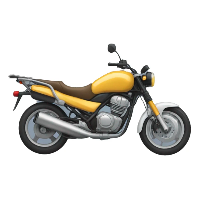 Una moto arriba de un camión sticker