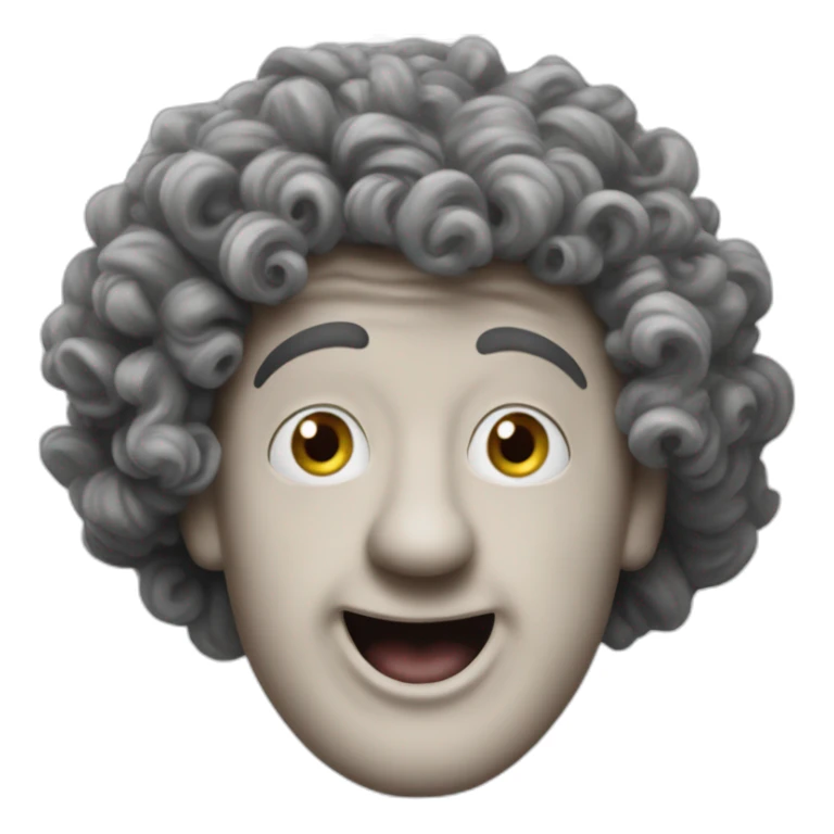 Curly joe of the three stooges sticker