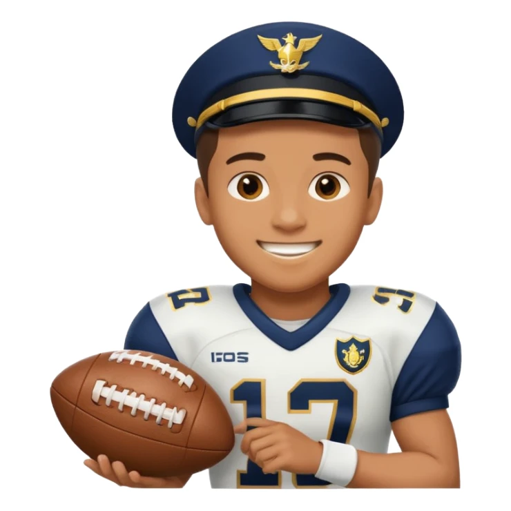 Naval academy football goat sticker