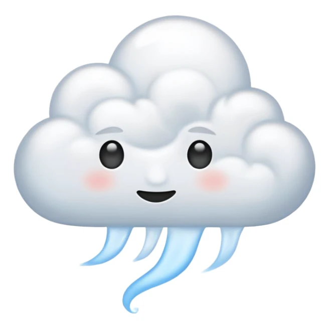 create a smell or scent emoji in the style of iphone sticker