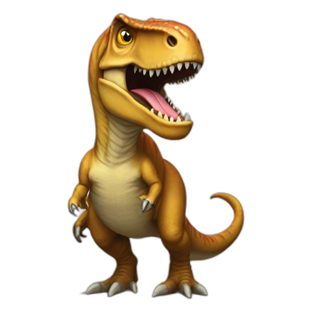 Donald Trump sur un T. Rex sticker