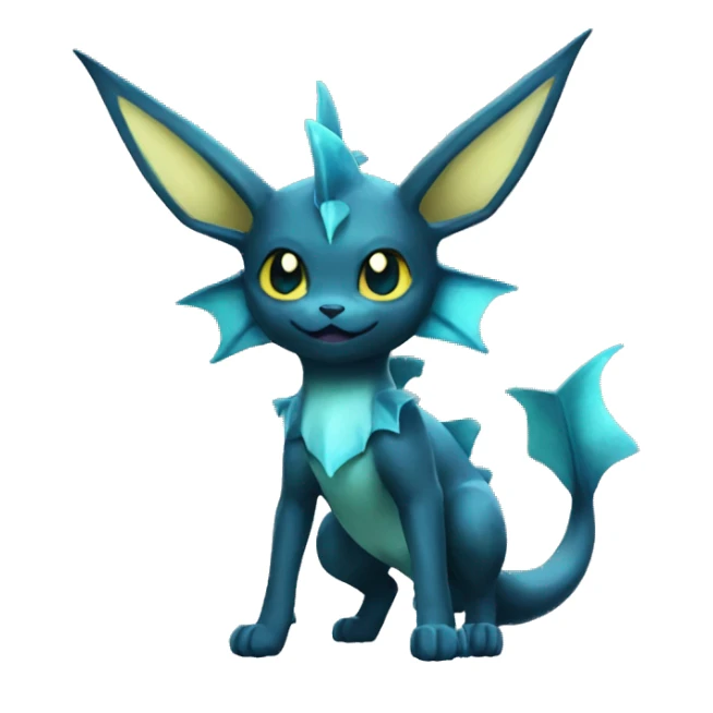 Vaporeon-Umbreon full body sticker