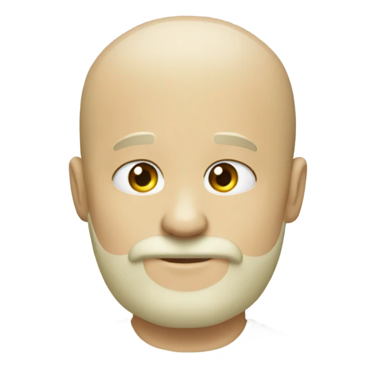 bald man with beard kiss blondie girl  sticker