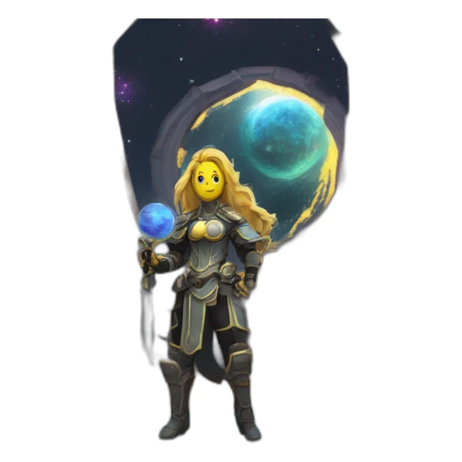 deck of cosmos futuristic roguelike rpg style inspired by slay thee spire sticker