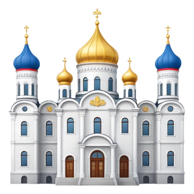 Russia building.  looks realistic. Not a painting, just a building sticker