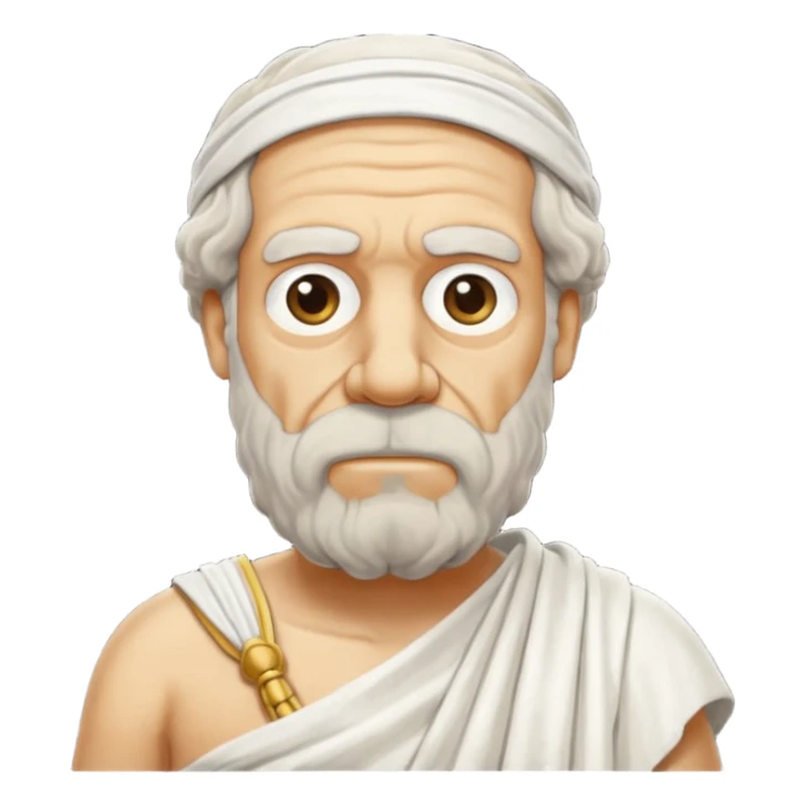 ancient greek homer poet sticker