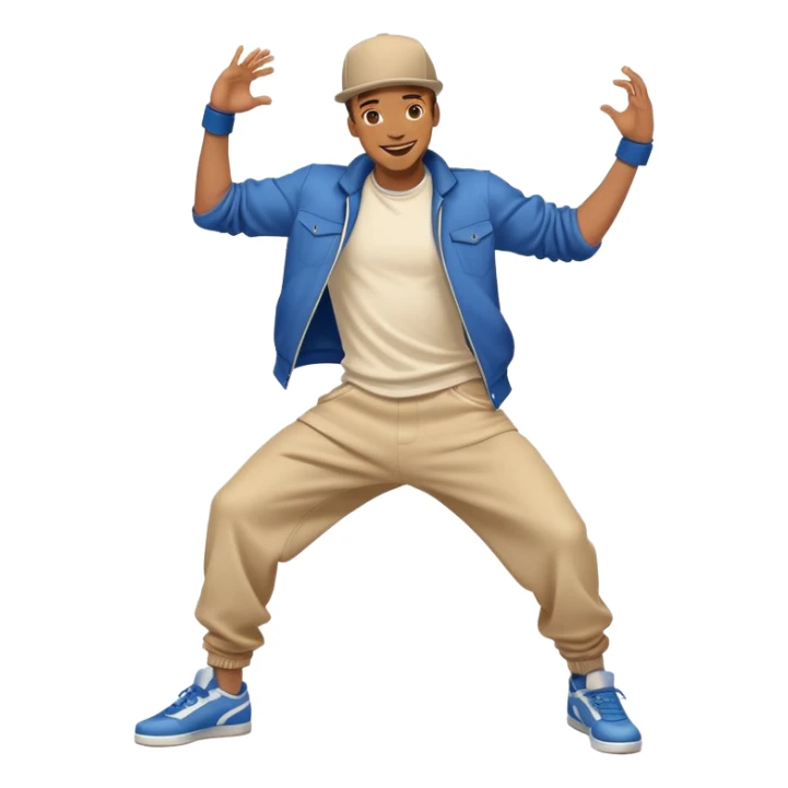 please create an emoji with marat from the word of a guy who dances breakdance sticker