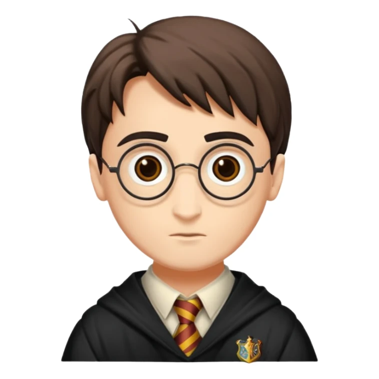 Harry Potter asa kahverengi ve düz sticker