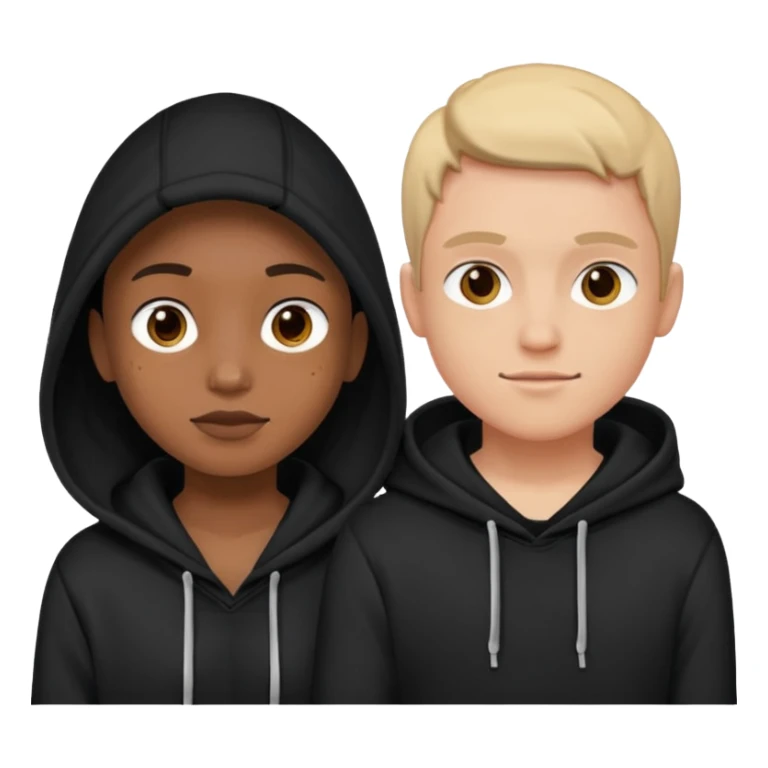 rich hoodied duo sticker