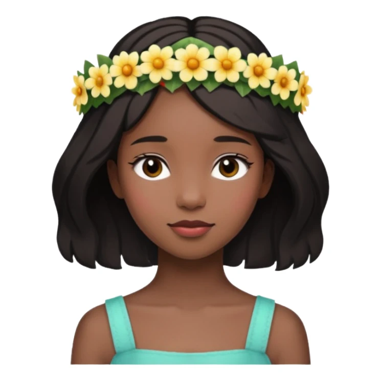 Envy - feeling of discontent at another's advantages or possessions - young plain girl looking sideways at a very pretty black girl  sticker