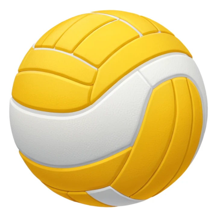 summer-themed emoji of a beach volleyball sticker