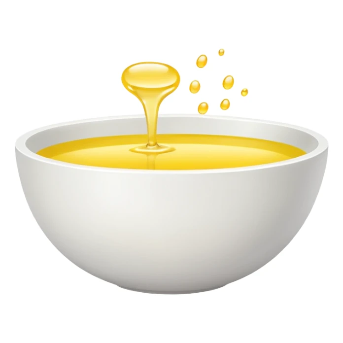 white bowl with simple flat yellow color inside, no liquid, no gloss, simple, clear sticker