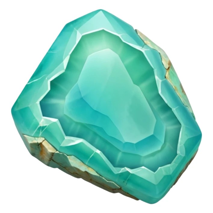 peruvian opal gemstone raw crystal mineral detailed sticker