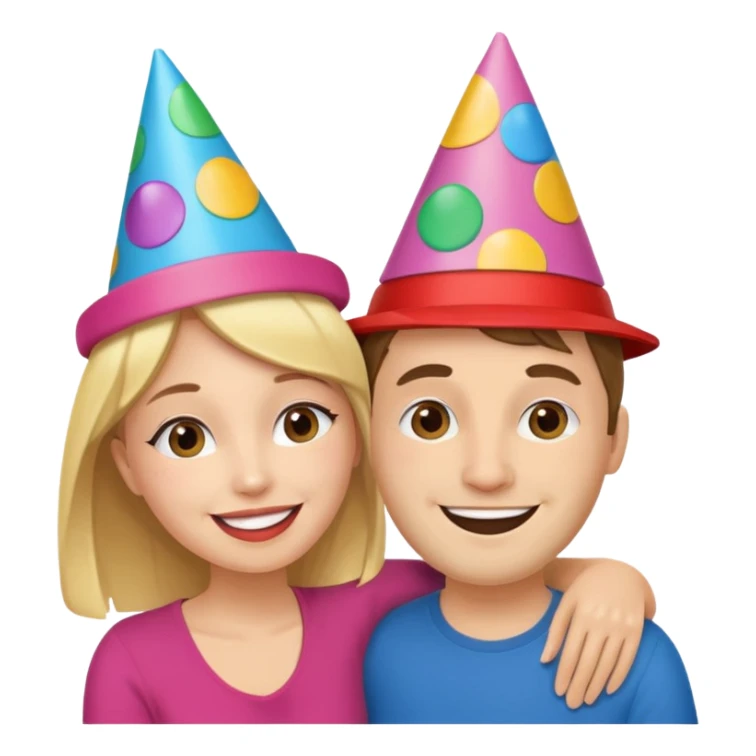 Couple hugs on photobooths sticker