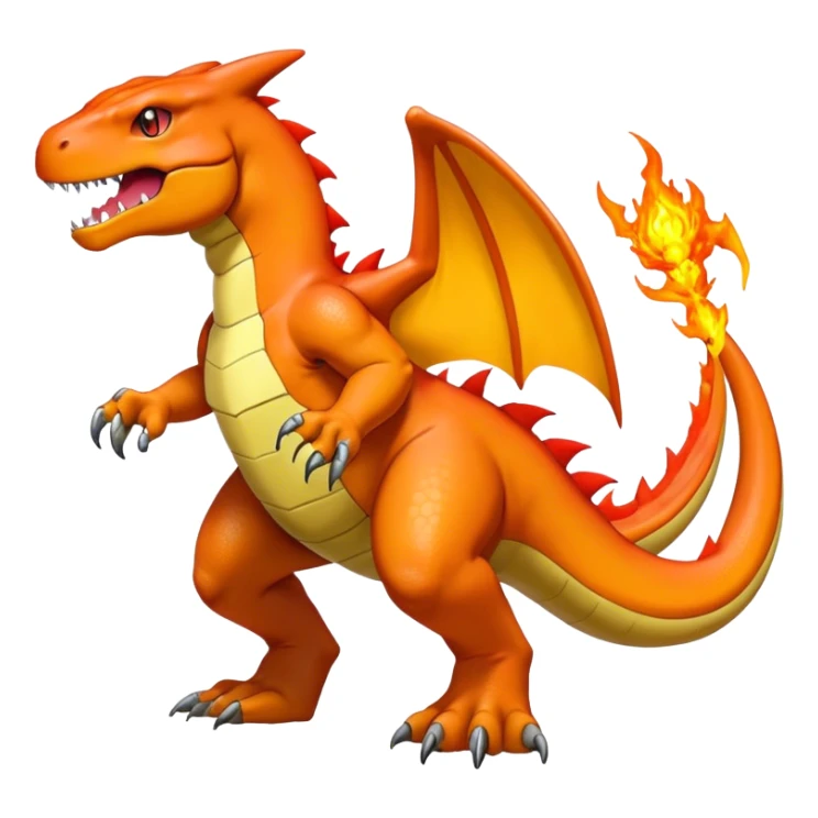  Cool Edgy Shiny Futuristic Ethereal Legendary Greymon-Digimon-Charmander-Charizard-Agumon-Charmeleon-Reptile full body sticker
