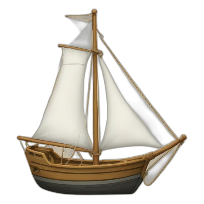 Mast of BOAT style ONE PIECE sticker