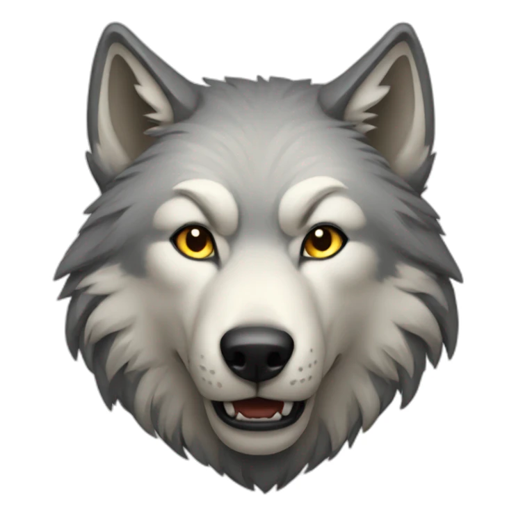 Masculine Wolf sticker