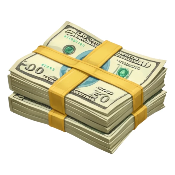 a second hand item to be sold, cash notes, transactions,  sticker