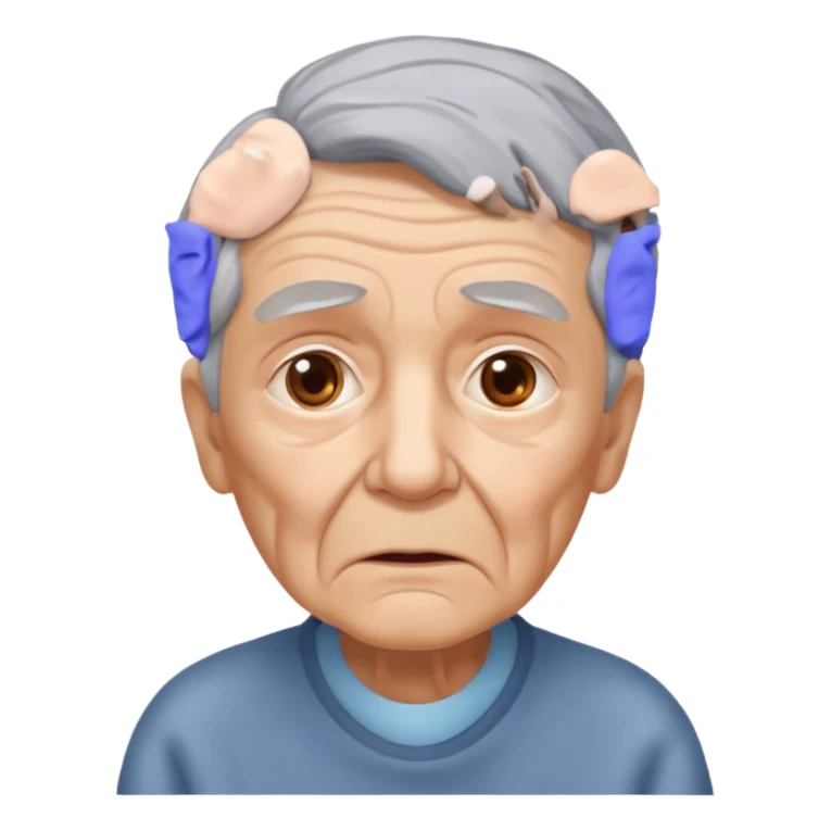 idoso confuso alzheimer sticker