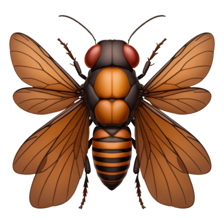 Can you do a emoji of a cicada dark styke sticker
