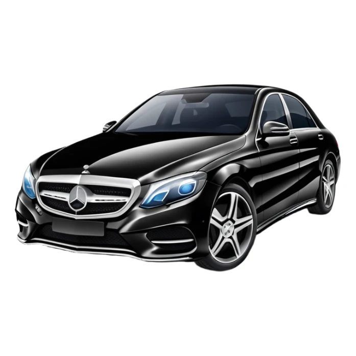 Mercedes-Benz luxury car sticker