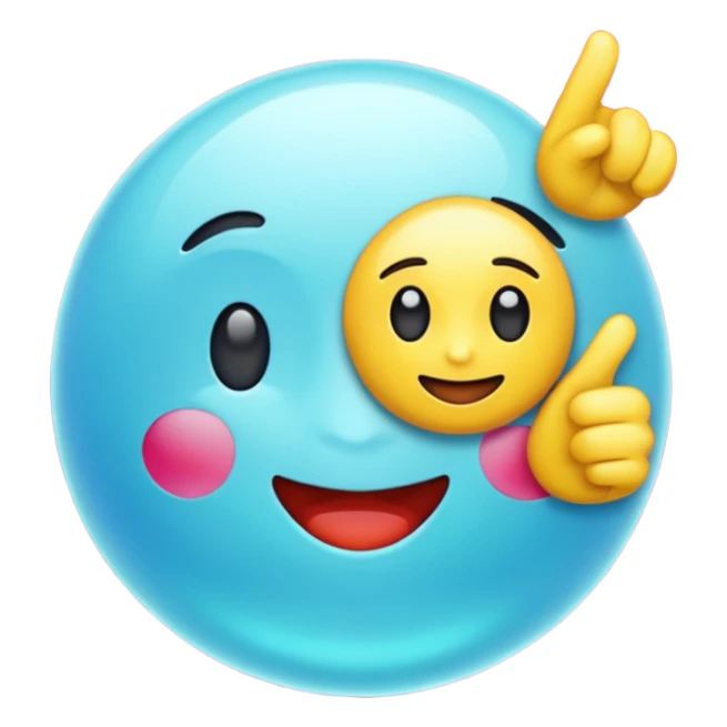 Crea emoji de verificado en tik Tok celeste sticker