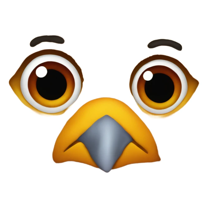 Chicken nugget with eyes  sticker