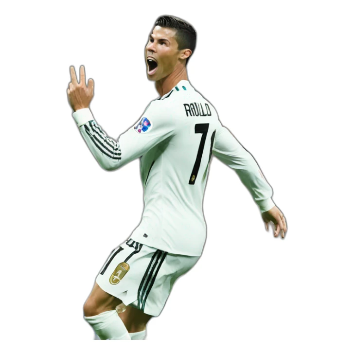 cristiano ronaldo celebration siuu sticker