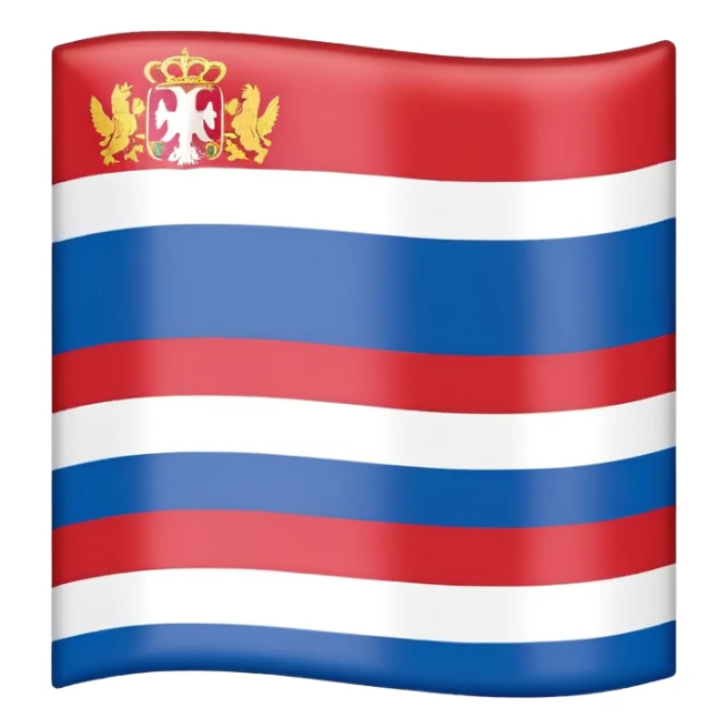 Flag of Serbia & Montenegro sticker
