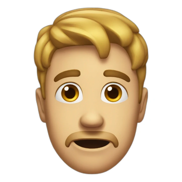 Face displaying the emotion "I can't believe this shit" sticker