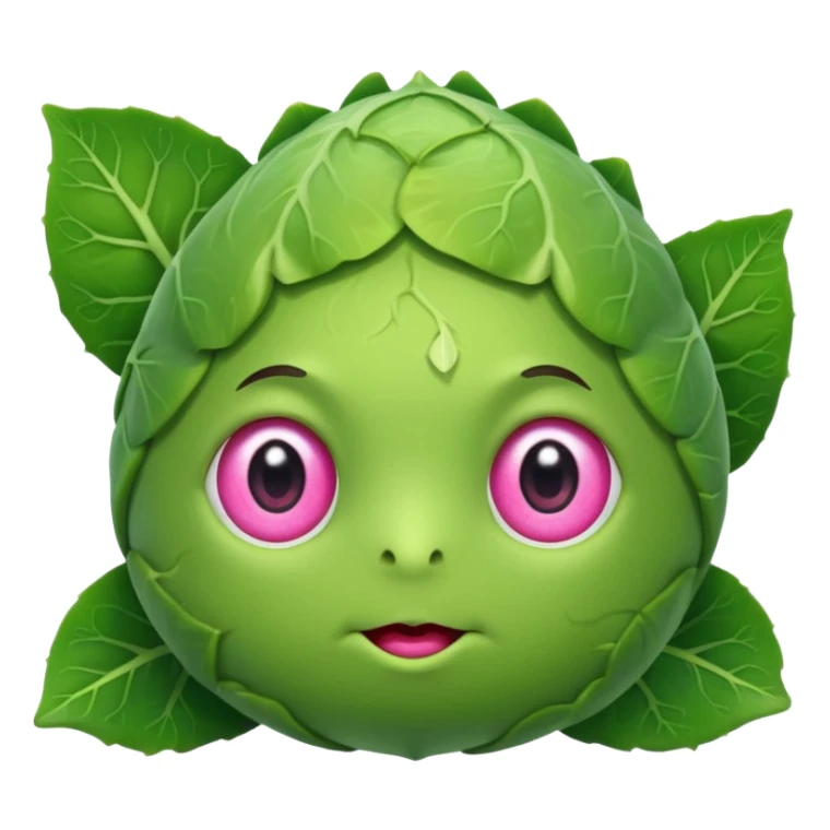 À brussel sprout with pink eyes ! sticker
