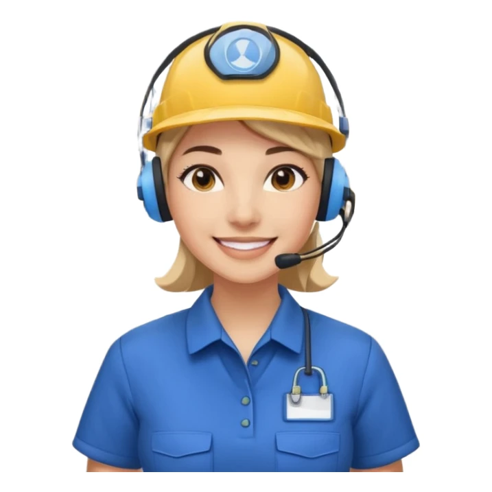 Sales women specialist in shipping sticker