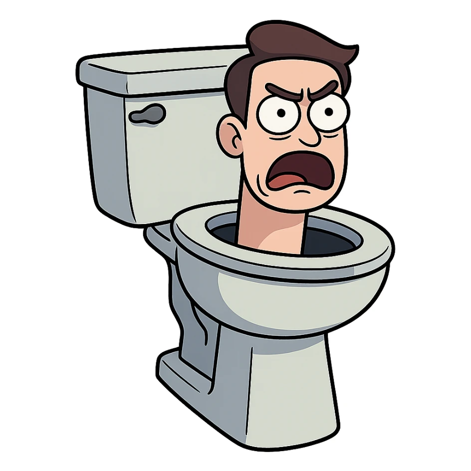 skibidi toilet sticker