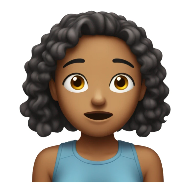 girl stressing about losing her tiktok drafts sticker