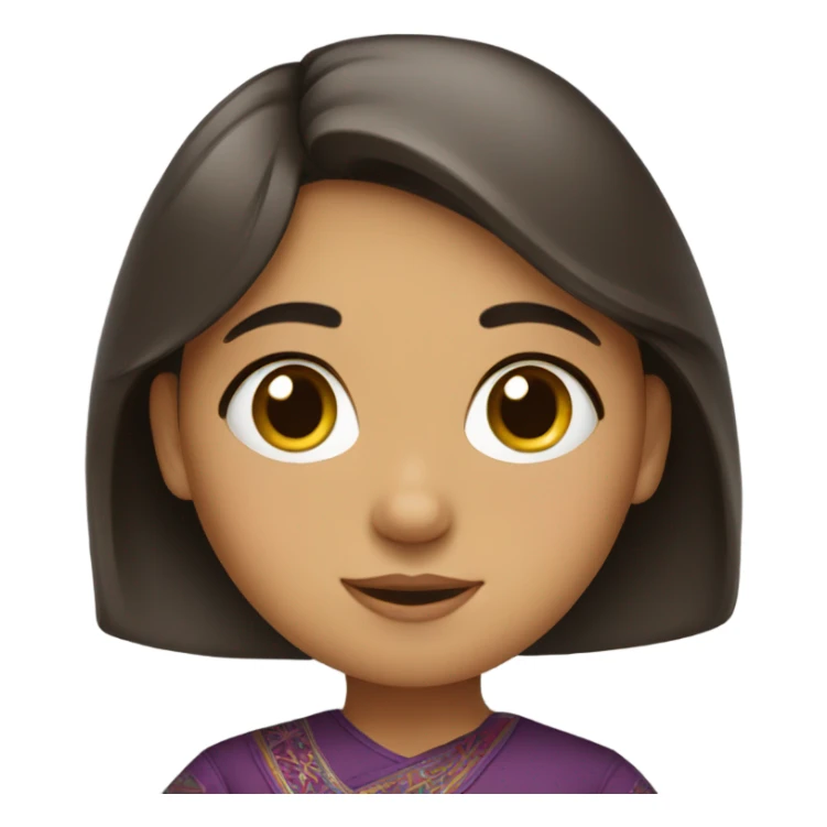 Azerbaijan little girl sticker