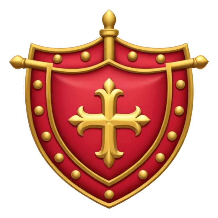 brasão sangrando medieval rosa de sangue vermelha sticker