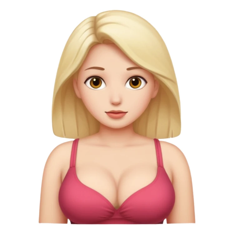 3 in ahspe of a big breasts sticker