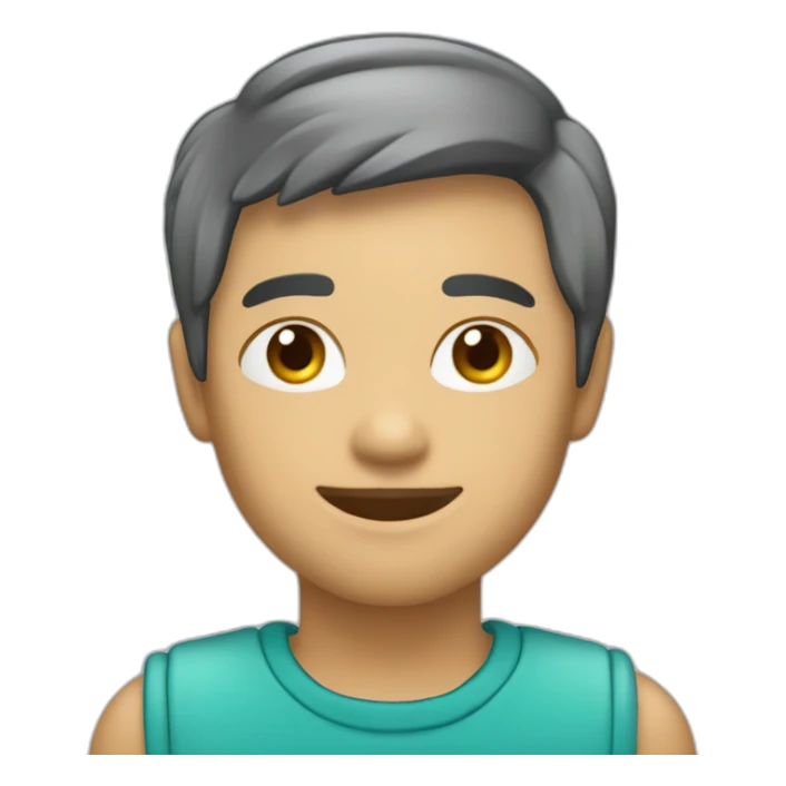 carita alegre con fondo transparente parecida a un emoji sticker