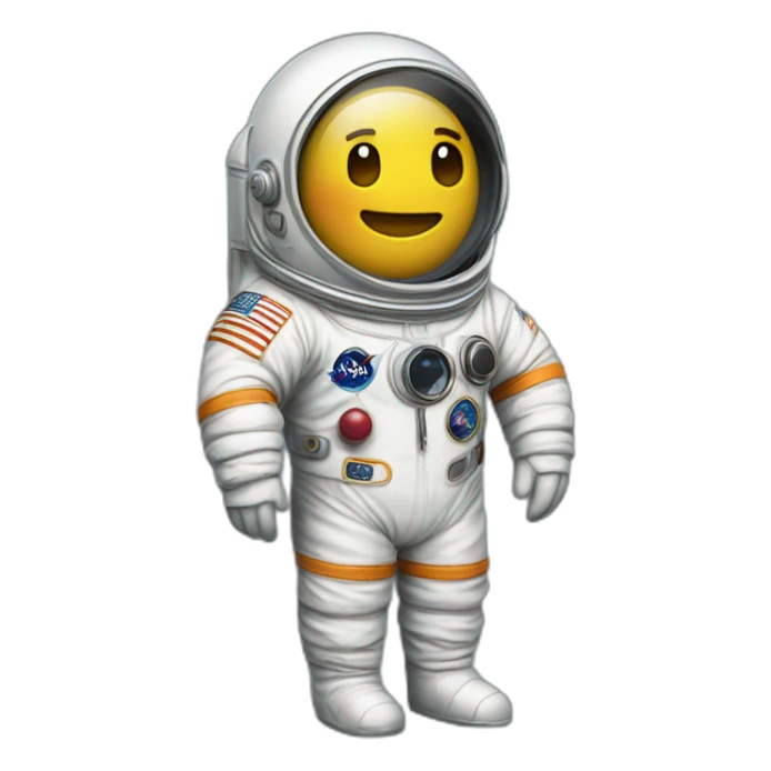 a-minnesota-loon-with-a retro astronaut-uniform, head sticking out of uniform sticker