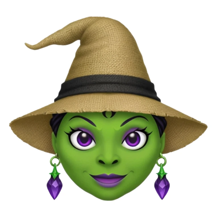 create Oogie boogie From nightmare before Christmas,maleficent and elphaba emoji from wicked. As Emojis that don’t already exists. sticker